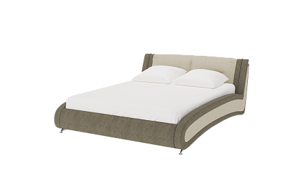 Кровать SILVIA Textile Beige